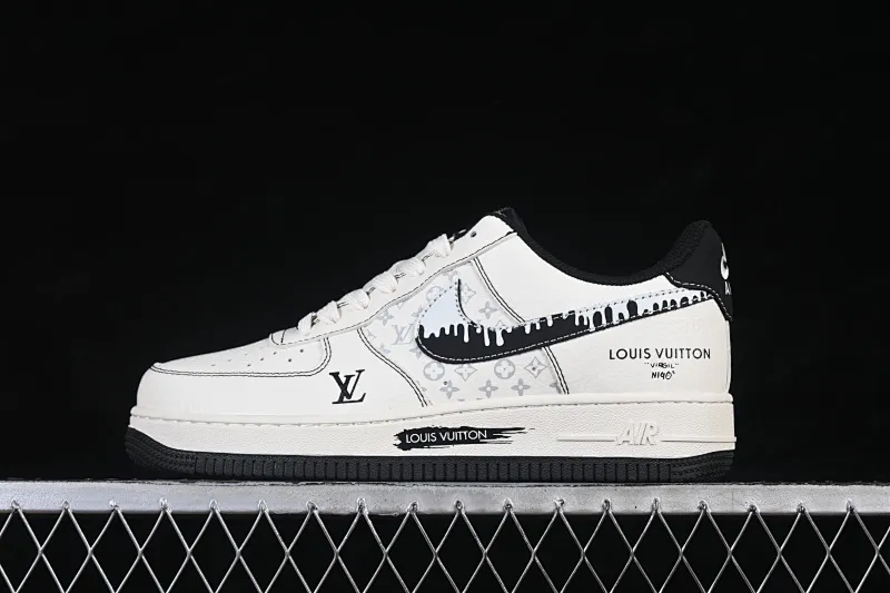 All categories Nk Air Force 1 Air Force series Nk Air Force 1 Low Air Force low-top Nike Air Force 1'07 Low Classic white and black color Air Force 1 low-top casual sneakers KG6699-F31
